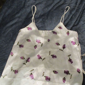 Silk Flowered Nightgown